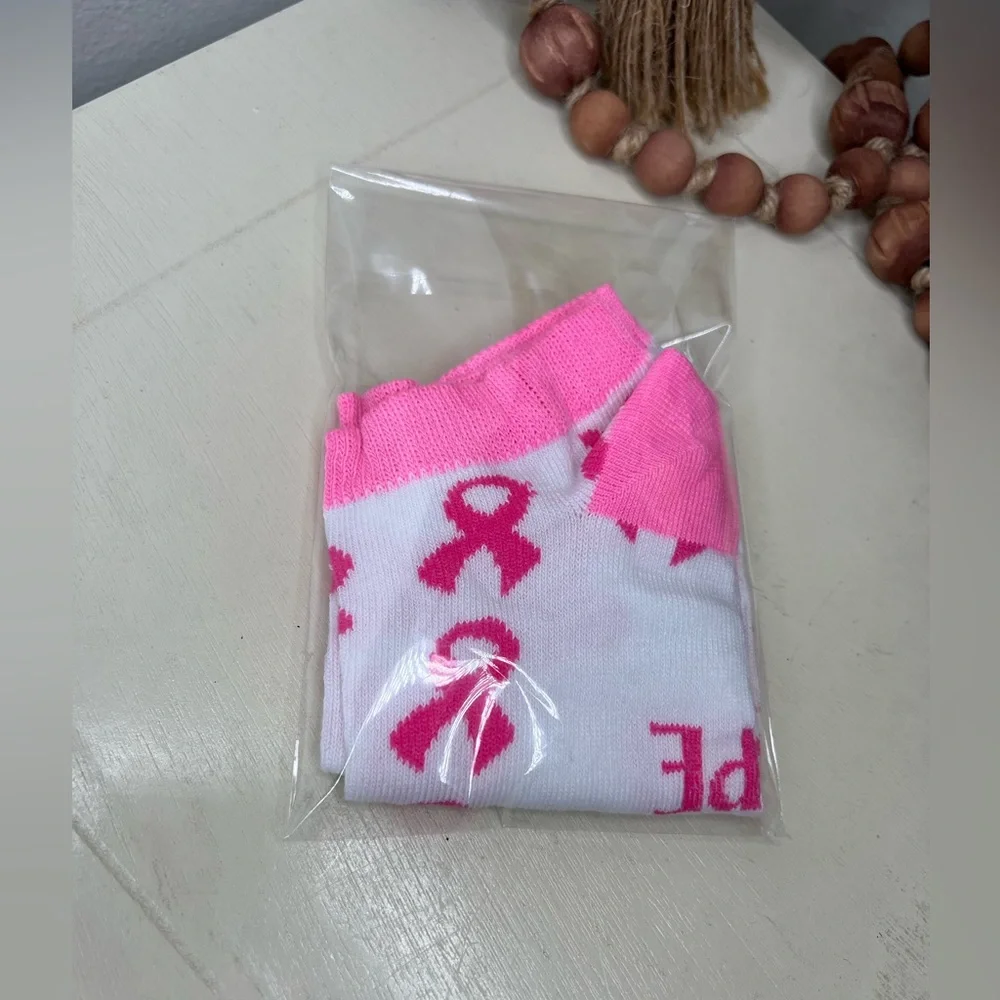 Brand New- Breast Cancer Awareness Socks